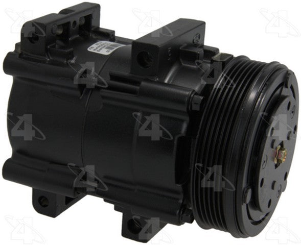 Four Seasons A/C Compressor P/N:57144 Fits: Ford Contour 00-95, Ford Escape 04-01, Ford Mystique 1995, Mazda Tribute 04-01, Mercury Cougar 02-99, Mercury Mystique 00-95 - Image 1