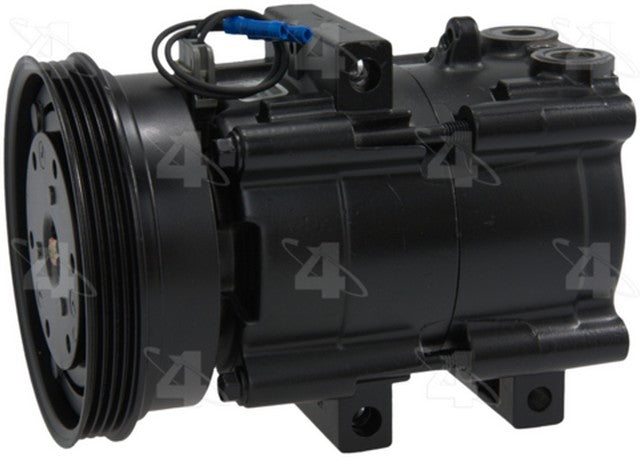 Four Seasons A/C Compressor P/N:57154 Fits: Hyundai Accent 97-95, Hyundai Elantra 95-94, Hyundai Sonata 98-90 - Image 1