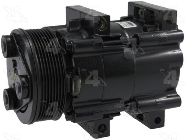 Four Seasons A/C Compressor P/N:57159 Fits: Ford E-350 Econoline 1998, Ford E-350 Econoline Club Wagon 01-98, Ford E-350 Super Duty 01-99, Ford E-450 Econoline Super Duty 01-99 - Image 1
