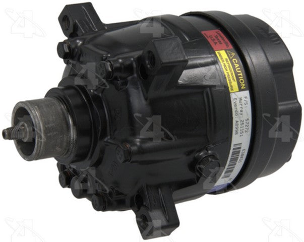 Four Seasons A/C Compressor P/N:57272 Fits: Buick Century, Buick Regal, Buick Skyhawk, Buick Skylark, Buick Somerset, Buick Somerset Regal, Cadillac Cimarron, Chevrolet Beretta, Chevrolet Cavalier - Image 1