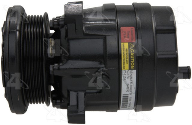 Four Seasons A/C Compressor P/N:57274 Fits: Buick Century 88-87, Chevrolet Celebrity 88-87, Oldsmobile Cutlass Ciera 88-87, Oldsmobile Cutlass Cruiser 88-87, Pontiac 6000 88-87, Pontiac Fiero 88-87 - Image 3