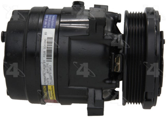 Four Seasons A/C Compressor P/N:57278 Fits: Chevrolet Astro 90-87, Chevrolet S10 92-87, Chevrolet S10 Blazer 88-87, GMC S15 90-87, GMC S15 Jimmy 88-87, GMC Safari 90-87, GMC Sonoma 92-91 - Image 6