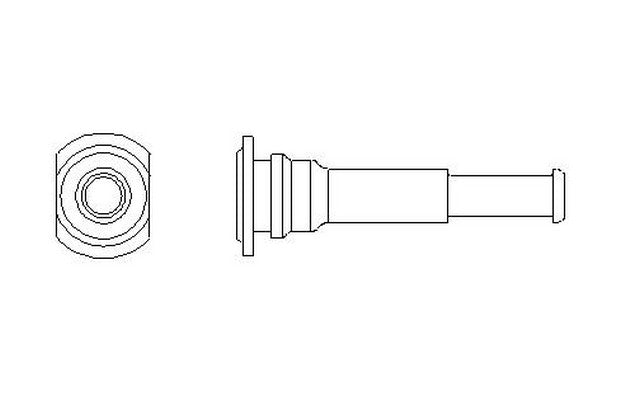 Better Brake Parts Disc Brake Caliper Bolt,Disc Brake Caliper Pin P/N:5730 Fits: Buick Rendezvous, Chevrolet Venture, Chrysler Grand Voyager, Chrysler TOWN &amp; COUNTRY, Chrysler Voyager, Dodge Caravan, Dodge Grand Caravan, Hyundai Accent - Image 1