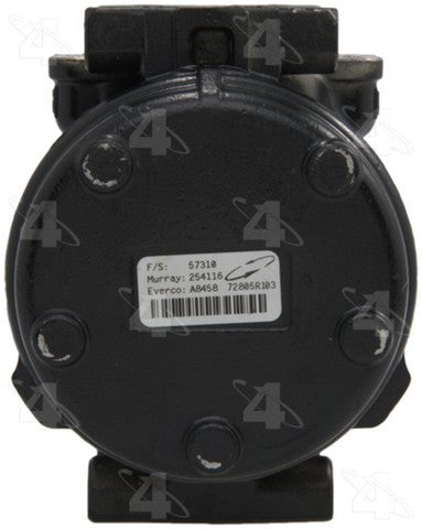 Four Seasons A/C Compressor P/N:57310 Fits: Acura Integra, Chevrolet Nova, Dodge Colt, Eagle Summit, Eagle Vista, Hyundai Sonata, Mazda Rx-7, Mitsubishi Galant, Mitsubishi Van - Image 5