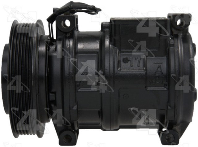 Four Seasons A/C Compressor P/N:57381 Fits: Chrysler Voyager 2000, Dodge Caravan 00-96, Dodge Grand Caravan 97-96, Jeep Grand Cherokee 98-93, Jeep Tj 02-00, Jeep Wrangler 02-00, Plymouth Grand Voyager 97-96, Plymouth Voyager 00-96 - Image 5