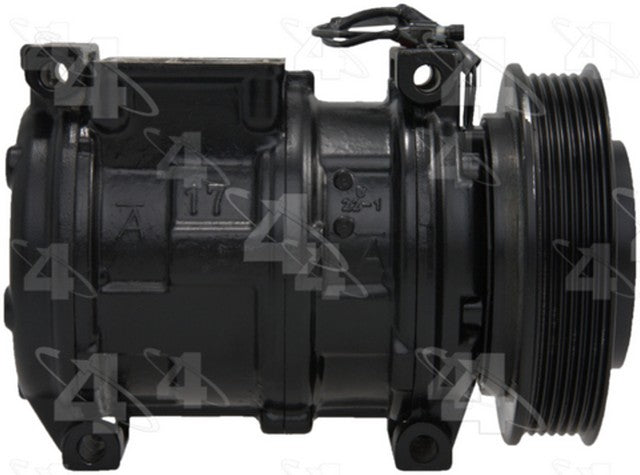 Four Seasons A/C Compressor P/N:57381 Fits: Chrysler Voyager 2000, Dodge Caravan 00-96, Dodge Grand Caravan 97-96, Jeep Grand Cherokee 98-93, Jeep Tj 02-00, Jeep Wrangler 02-00, Plymouth Grand Voyager 97-96, Plymouth Voyager 00-96 - Image 2