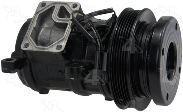 Four Seasons A/C Compressor P/N:57386 Fits: Chrysler TOWN &amp; COUNTRY 95-93, Dodge Caravan 95-93, Dodge Grand Caravan 95-93, Plymouth Grand Voyager 95-93, Plymouth Voyager 95-93 - Image 1
