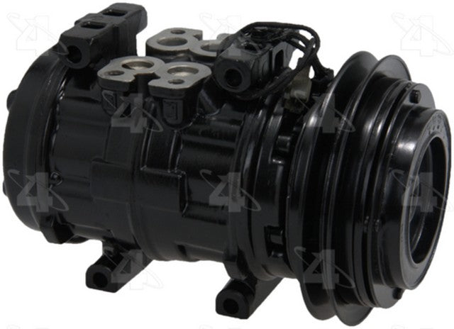 Four Seasons A/C Compressor P/N:57389 Fits: Chevrolet Nova 88-86, Dodge Colt 90-89, Plymouth Colt 90-89, Toyota Celica 84-81, Toyota Corolla 1985, Toyota Cressida 84-82 - Image 1