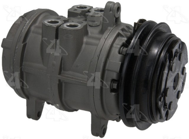 Four Seasons A/C Compressor P/N:57395 Fits: Ford E-150 Econoline, Ford E-150 Econoline Club Wagon, Ford E-250 Econoline, Ford E-250 Econoline Club Wagon, Ford E-350 Econoline, Ford E-350 Econoline Club Wagon - Image 1