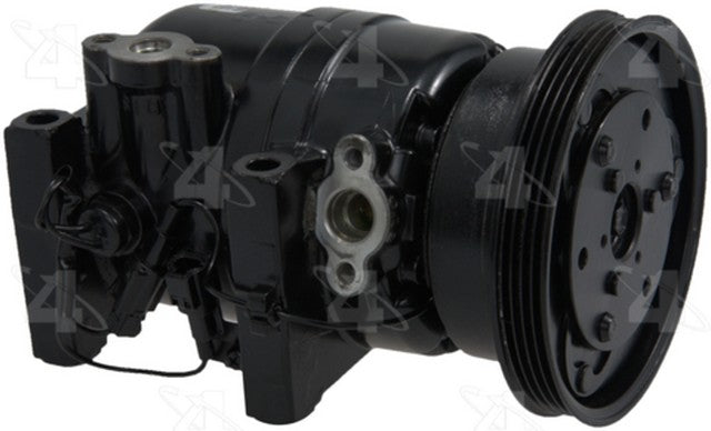 Four Seasons A/C Compressor P/N:57442 Fits: Nissan Nx 92-91, Nissan Pulsar Nx 88-87, Nissan Sentra 88-87, Nissan Sentra 92-91, Nissan Tsuru 88-87, Nissan Tsuru 92-91 - Image 1