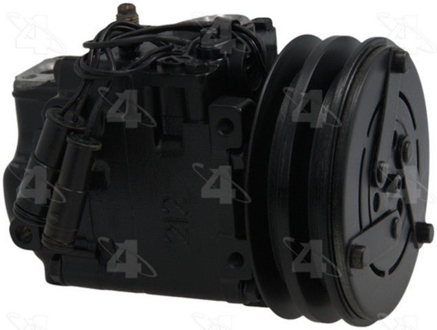 Four Seasons A/C Compressor P/N:57497 Fits: Subaru Brat 87-85, Subaru Dl 88-85, Subaru Gl 88-85, Subaru Gl-10 88-85, Subaru Standard 1985, Subaru Standard 1987 - Image 1