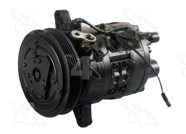 Four Seasons A/C Compressor P/N:57527 Fits: Saturn Sc 92-91, Saturn Sc1 1993, Saturn Sc2 1993, Saturn Sl 93-91, Saturn Sl1 93-91, Saturn Sl2 93-91, Saturn Sw1 1993, Saturn Sw2 1993 - Image 1