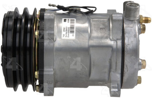 Four Seasons A/C Compressor P/N:57551 Fits: Autocar Acl 88-85, Jeep Cherokee 87-86, Jeep Comanche 87-86, Jeep Grand Wagoneer 91-85, Jeep J10 88-85, Jeep J20 88-85, Jeep Wagoneer 87-86, Jeep Wrangler 90-87, Mercury Tracer 89-87, Saab 9000 88-86 - Image 6