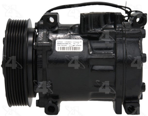 Four Seasons A/C Compressor P/N:57562 Fits: Dodge D150 93-92, Dodge D250 93-92, Dodge D350 93-92, Dodge Dakota 93-91, Dodge Ramcharger 93-92, Dodge W150 93-92, Dodge W250 93-92, Dodge W350 93-92 - Image 4