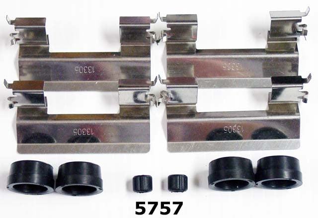 Better Brake Parts Disc Brake Hardware Kit P/N:5757K Fits: Cadillac Cts 07-06, Cadillac Srx 09-04, Cadillac Sts 08-05, Pontiac Bonneville 05-04 - Image 1