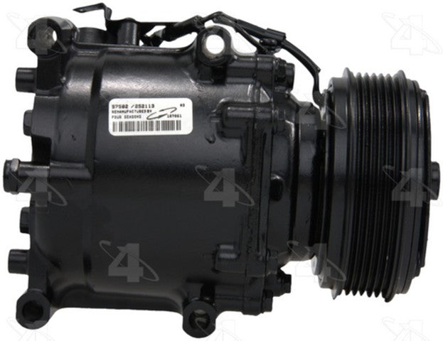 Four Seasons A/C Compressor P/N:57582 Fits: Chrysler Cirrus 00-95, Chrysler Sebring 01-96, Chrysler Stratus 97-95, Dodge Stratus 04-95, Plymouth Breeze 00-96 - Image 5