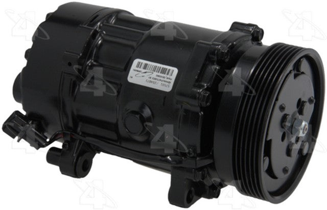 Four Seasons A/C Compressor P/N:57591 Fits: Volkswagen Cabrio 02-95, Volkswagen Golf 99-93, Volkswagen Jetta 99-93, Volkswagen Passat 1993, Volkswagen Passat 97-95 - Image 1