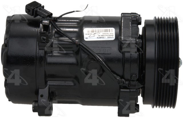 Four Seasons A/C Compressor P/N:57592 Fits: Seat Alhambra 08-02, Volkswagen Corrado 94-92, Volkswagen Golf 99-92, Volkswagen Jetta 99-94, Volkswagen Passat 97-91 - Image 5