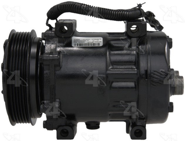 Four Seasons A/C Compressor P/N:57632 Fits: Jeep Cherokee 93-91, Jeep Comanche 92-91, Jeep Wrangler 95-91 - Image 4