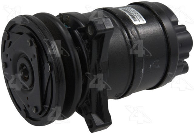 Four Seasons A/C Compressor P/N:57655 Fits: Chevrolet Astro 86-85, Chevrolet Camaro 85-83, Chevrolet S10 86-85, Chevrolet S10 Blazer 86-85, GMC S15 86-85, GMC S15 Jimmy 86-85, GMC Safari 86-85, Pontiac Fiero 88-84, Pontiac Firebird 85-84 - Image 1