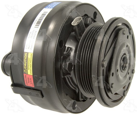 Four Seasons A/C Compressor P/N:57735 Fits: Buick Commercial Chassis, Buick Roadmaster, Chevrolet Caprice, Chevrolet Commercial Chassis, Chevrolet S10, Chevrolet S10 Blazer, GMC Jimmy, GMC Sonoma, GMC Typhoon, Oldsmobile Bravada, Oldsmobile Custom Cruiser - Image 1