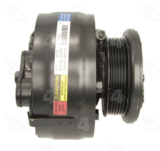 Four Seasons A/C Compressor P/N:57735 Fits: Buick Commercial Chassis, Buick Roadmaster, Chevrolet Caprice, Chevrolet Commercial Chassis, Chevrolet S10, Chevrolet S10 Blazer, GMC Jimmy, GMC Sonoma, GMC Typhoon, Oldsmobile Bravada, Oldsmobile Custom Cruiser - Image 2