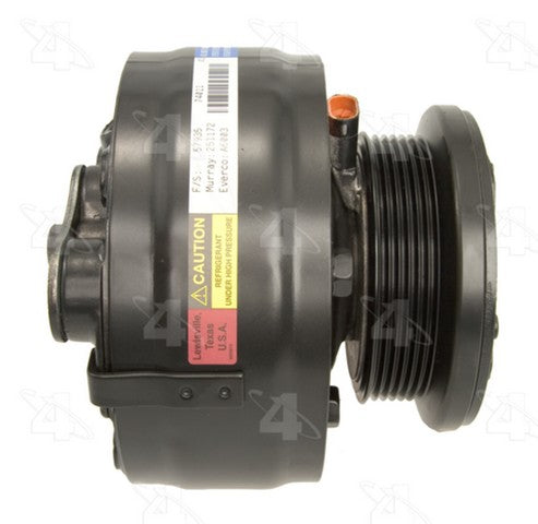 Four Seasons A/C Compressor P/N:57935 Fits: Buick Commercial Chassis, Buick Roadmaster, Chevrolet Caprice, Chevrolet Commercial Chassis, Chevrolet S10, Chevrolet S10 Blazer, GMC Jimmy, GMC Sonoma, GMC Typhoon, Oldsmobile Bravada - Image 2