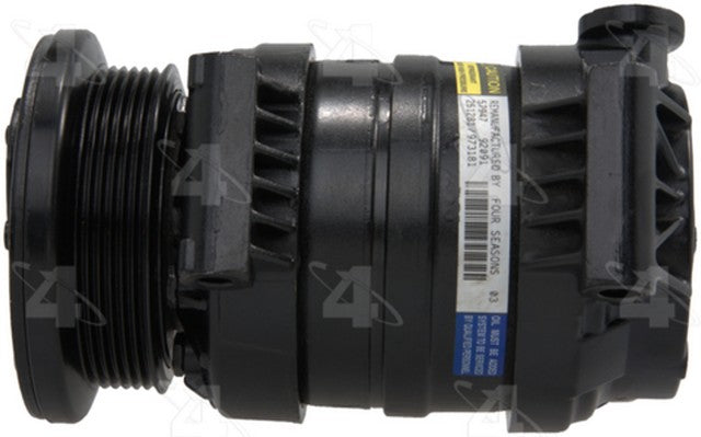 Four Seasons A/C Compressor P/N:57947 Fits: Am General Hummer, Chevrolet Blazer, Chevrolet C4500 Kodiak, Chevrolet C5500 Kodiak, Chevrolet Express 1500, Chevrolet Express 2500, Chevrolet Express 3500, Chevrolet S10, GMC C4500 Topkick, GMC C5500 Topkick - Image 4