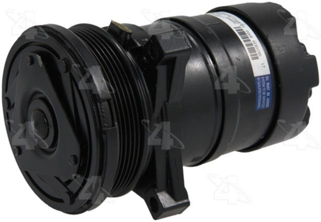 Four Seasons A/C Compressor P/N:57955 Fits: Buick Commercial Chassis, Buick Roadmaster, Cadillac Commercial Chassis, Cadillac Fleetwood, Chevrolet Camaro, Chevrolet Caprice, Chevrolet Commercial Chassis, Chevrolet Impala, Pontiac Firebird - Image 1