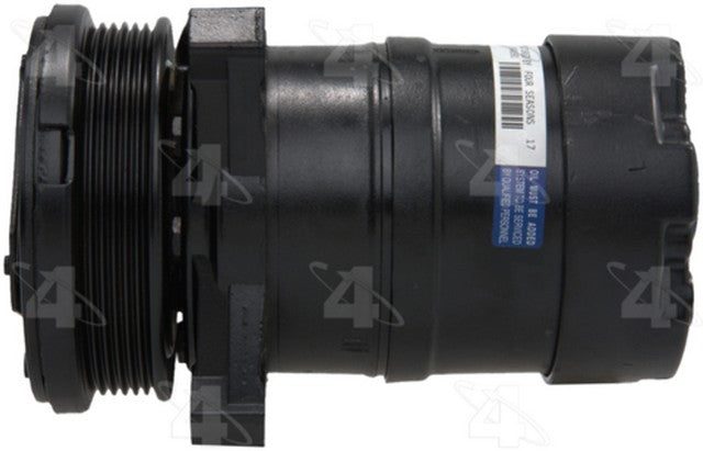 Four Seasons A/C Compressor P/N:57955 Fits: Buick Commercial Chassis, Buick Roadmaster, Cadillac Commercial Chassis, Cadillac Fleetwood, Chevrolet Camaro, Chevrolet Caprice, Chevrolet Commercial Chassis, Chevrolet Impala, Pontiac Firebird - Image 3