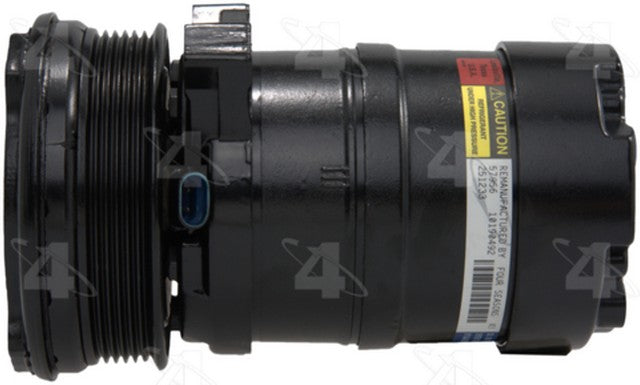 Four Seasons A/C Compressor P/N:57956 Fits: Acura Slx, Cadillac Allante, Cadillac Commercial Chassis, Cadillac Deville, Cadillac Eldorado, Cadillac Fleetwood, Cadillac Seville, Isuzu Trooper, Isuzu Vehicross - Image 4