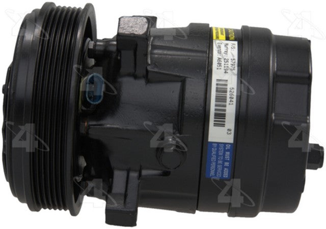 Four Seasons A/C Compressor P/N:57975 Fits: Buick Skylark 93-92, Oldsmobile Achieva 93-92, Pontiac Grand Am 93-92 - Image 3