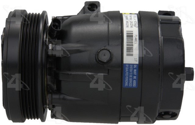 Four Seasons A/C Compressor P/N:57991 Fits: Buick Skylark 98-96, Chevrolet Cavalier 02-96, Chevrolet Malibu 99-97, Oldsmobile Achieva 98-96, Oldsmobile Alero 01-99, Pontiac Grand Am 01-96, Pontiac Sunfire 02-96 - Image 3