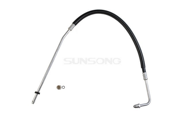 Sunsong Engine Oil Cooler Hose Assembly P/N:5801008 Fits: Cadillac Escalade, Chevrolet K1500, Chevrolet K1500 Suburban, Chevrolet K2500, Chevrolet K2500 Suburban, Chevrolet K3500, Chevrolet Tahoe, GMC K1500, GMC K1500 Suburban, GMC K2500 - Image 1