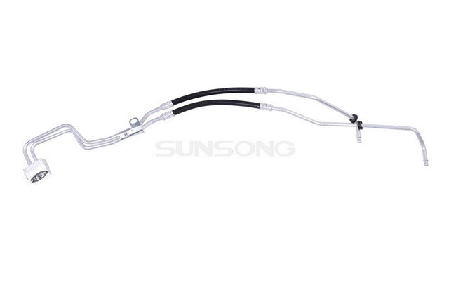 Sunsong Engine Oil Cooler Hose Assembly P/N:5801032 Fits: Cadillac Escalade, Cadillac Escalade Esv, Cadillac Escalade Ext, Cadillac Srx, Chevrolet Avalanche, Chevrolet Silverado 1500, Chevrolet Silverado 2500 Hd, Chevrolet Silverado 3500 Hd - Image 1