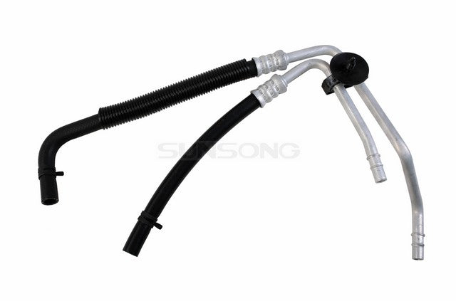 Sunsong Automatic Transmission Oil Cooler Hose Assembly P/N:5801044 Fits: Ford F-250 Super Duty 10-08, Ford F-350 Super Duty 10-08, Ford F-450 Super Duty 2008, Ford F-450 Super Duty 2010, Ford F-550 Super Duty 10-08 - Image 1