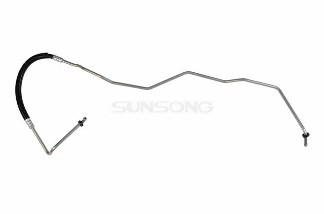 Sunsong Automatic Transmission Oil Cooler Hose Assembly P/N:5801128 Fits: Chevrolet C1500, Chevrolet C1500 Suburban, Chevrolet C2500, Chevrolet C2500 Suburban, Chevrolet K1500, Chevrolet K1500 Suburban, Chevrolet K2500, Chevrolet K2500 Suburban - Image 1