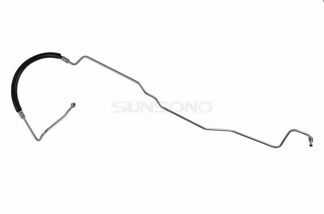 Sunsong Automatic Transmission Oil Cooler Hose Assembly P/N:5801136 Fits: Chevrolet C2500, Chevrolet C2500 Suburban, Chevrolet C3500, Chevrolet C3500hd, Chevrolet K2500, Chevrolet K2500 Suburban, Chevrolet K3500, GMC C2500, GMC C2500 Suburban, GMC C3500 - Image 1
