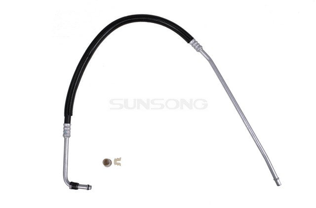 Sunsong Engine Oil Cooler Hose Assembly P/N:5801257 Fits: Chevrolet C1500, Chevrolet C1500 Suburban, Chevrolet C2500, Chevrolet C2500 Suburban, Chevrolet C3500, Chevrolet C3500hd, Chevrolet Tahoe, GMC C1500, GMC C1500 Suburban, GMC C2500 - Image 1