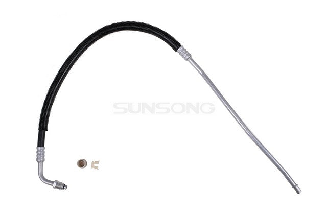 Sunsong Engine Oil Cooler Hose Assembly P/N:5801261 Fits: Chevrolet C1500, Chevrolet C1500 Suburban, Chevrolet C2500, Chevrolet C2500 Suburban, Chevrolet C3500, Chevrolet C3500hd, GMC C1500, GMC C1500 Suburban, GMC C2500, GMC C2500 Suburban - Image 1