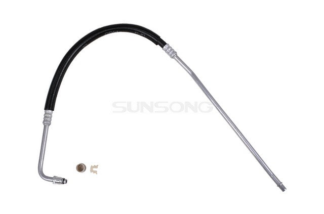 Sunsong Engine Oil Cooler Hose Assembly P/N:5801267 Fits: Chevrolet C1500, Chevrolet C1500 Suburban, Chevrolet C2500, Chevrolet C2500 Suburban, Chevrolet C3500, Chevrolet C3500hd, GMC C1500, GMC C1500 Suburban, GMC C2500, GMC C2500 Suburban - Image 1