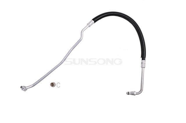 Sunsong Engine Oil Cooler Hose Assembly P/N:5801295 Fits: Chevrolet C1500, Chevrolet C2500, Chevrolet C2500 Suburban, Chevrolet C3500, Chevrolet C3500hd, Chevrolet K2500 Suburban, GMC C2500, GMC C2500 Suburban, GMC C3500, GMC C3500hd, GMC K2500 Suburban - Image 1