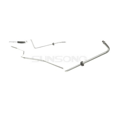 Sunsong Automatic Transmission Oil Cooler Hose Assembly P/N:5801420 Fits: Chevrolet Silverado 2500 00-99, Chevrolet Suburban 2500 2000, GMC Sierra 2500 00-99, GMC Yukon Xl 2500 2000 - Image 1