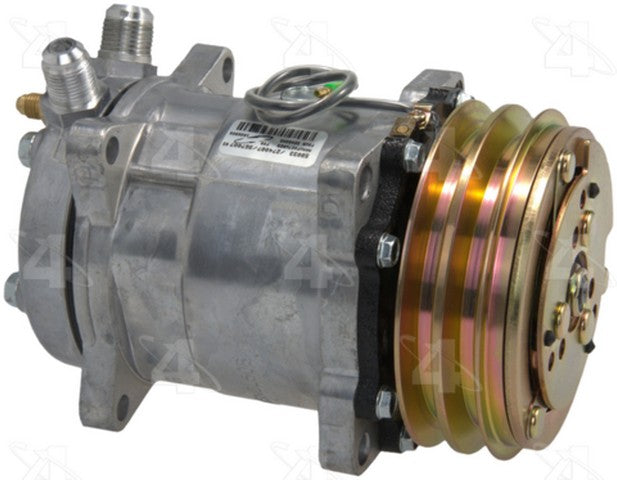 Four Seasons A/C Compressor P/N:58033 Fits: Alfa Romeo Spider, Autocar Acl, Mazda 626, Mazda 808, Mazda B1600, Mazda B1800, Mazda B2000, Mazda Cosmo, Mazda Glc, Mazda Rotary Pickup - Image 1