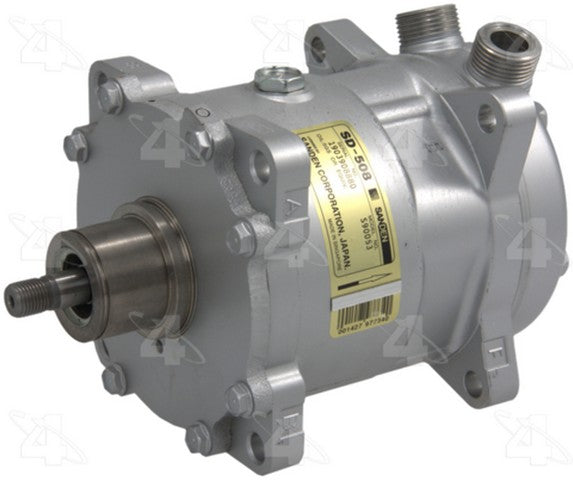Four Seasons A/C Compressor P/N:58046 Fits: American Motors Amx, American Motors Concord, American Motors Eagle, American Motors Spirit, Jeep Cherokee, Jeep Cj5, Jeep Cj7, Jeep Comanche, Jeep Grand Wagoneer, Jeep J10 - Image 1