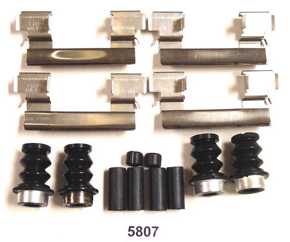 Better Brake Parts Disc Brake Hardware Kit P/N:5807K Fits: Buick Allure, Buick Century, Buick Lacrosse, Buick Lesabre, Buick Park Avenue, Buick Regal, Buick Riviera, Buick Terraza, Cadillac Deville, Cadillac Eldorado - Image 1