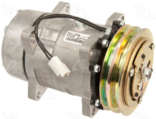 Four Seasons A/C Compressor P/N:58113 Fits: Volkswagen Cabriolet 93-85, Volkswagen Golf 92-85, Volkswagen Jetta 92-80, Volkswagen Scirocco 88-85 - Image 1
