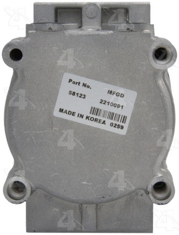 Four Seasons A/C Compressor P/N:58123 Fits: Ford Crown Victoria 93-92, Ford Grand Marquis 93-92, Lincoln Town Car 93-91, Mercury Grand Marquis 93-92 - Image 5