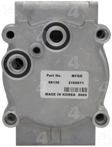 Four Seasons A/C Compressor P/N:58130 Fits: Ford Escort 02-92, Mercury Tracer 99-92 - Image 2