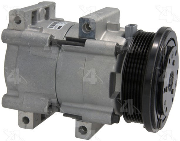 Four Seasons A/C Compressor P/N:58140 Fits: Ford Aerostar 97-90, Ford Cougar 93-91, Ford Explorer 01-96, Ford Mustang 06-05, Ford Mustang 95-94, Ford Thunderbird 93-91, Mercury Cougar 93-91, Mercury Mountaineer 01-97 - Image 1